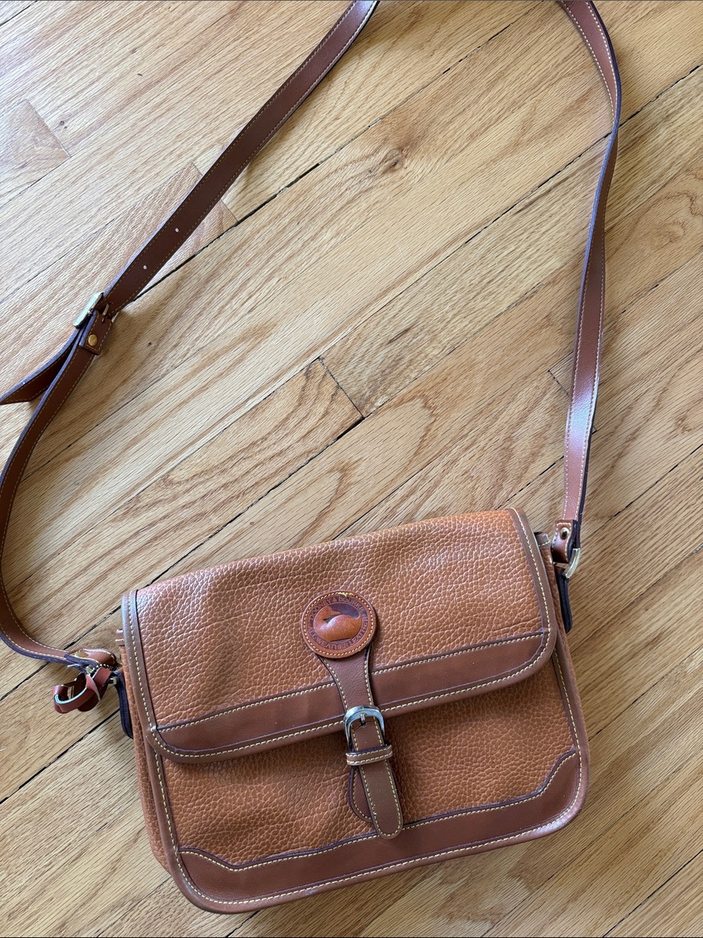 Vintage Dooney & Bourke Leather Crossbody Bag
